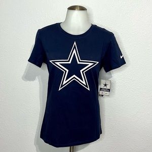 NWT Dallas Cowboys NFL Nike Logo Cotton Crew Tee Shirt